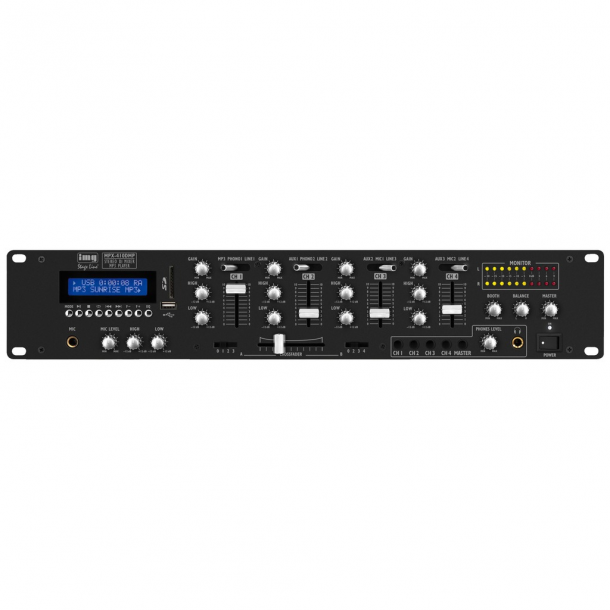 MPX-410DMP - Stereo mixer MP3 Bluetooth