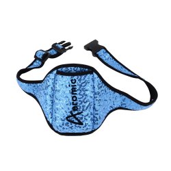 Turquoise Sequin Aeromic Pouch Belt