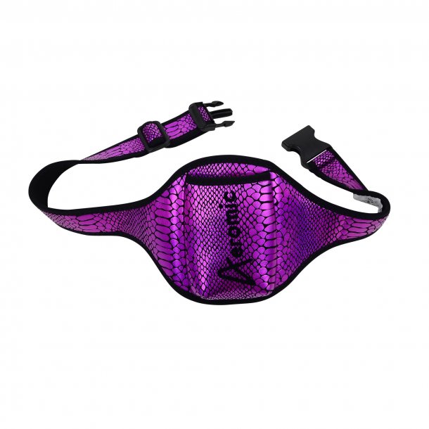 Pink Reptile Bling Aeromic Pouch Belt 