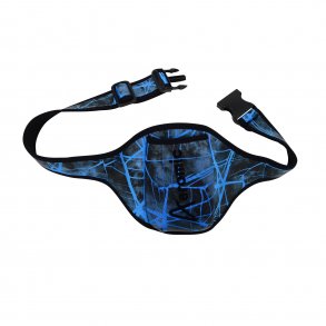 Aeromic Pouchbelt - Blue Shattered Glas 